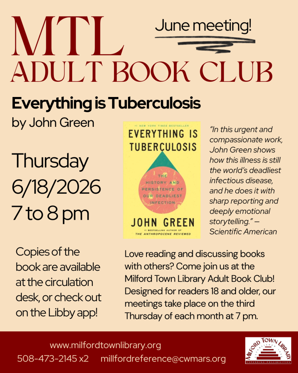 MTL Adult Book Club March 2026